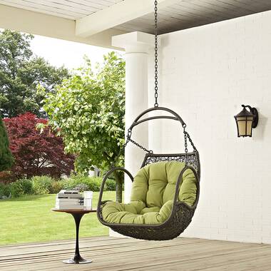 Modway teardrop swing online chair